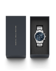 Daniel Wellington Iconic Chronograph 42 Link Silver Arctic Sunray Watch